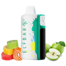 Ельф Бар Sоur Kіng 30000 Яблуко Цукерки