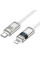 Дата кабель Hoco U137 Line with display Type-C to Lightning 27W (1.2m)