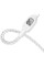 Дата кабель Hoco U124 Stone silicone power-off Type-C to Lightning (1.2m)