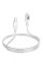 Дата кабель Hoco U124 Stone silicone power-off Type-C to Lightning (1.2m)