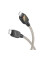 Дата кабель Hoco U124 Stone silicone power-off Type-C to Lightning (1.2m)