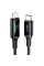 Дата кабель Acefast MFI C6-01 USB-C to Lightning zinc alloy digital display braided (1.2m)