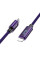 Дата кабель Hoco U125 Benefit 27W Type-C to Lightning with display (1.2m)