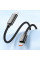 Дата кабель Hoco U125 Benefit 100W Type-C to Type-C with display (1.2m)