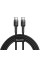 Дата кабель Baseus Cafule Type-C to Type-C Cable PD 2.0 60W (1m) (CATKLF-G)