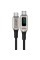 Дата кабель Acefast C6-03 USB-C to USB-C 100W zinc alloy digital display braided (2m)