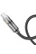Дата кабель Hoco U122 Lantern Transparent Discovery Edition Type-C to Type-C 60W (1.2m)