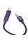 Дата кабель Hoco U125 Benefit 2.4A USB to Lightning with display (1.2m)