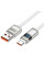 Дата кабель Hoco U137 Line with display USB to Type-C 5A/66W (1.2m)