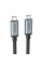 Дата кабель Hoco US05 Type-C to Type-C 100W USB4 40Gbps (1m)