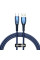 Дата кабель Baseus Glimmer Series Fast Charging Data Cable USB to Type-C 100W 1m (CADH00040)
