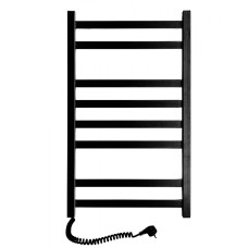 Електрична рушникосушарка SANTAN Драбина Авангард 480×800 чорна, лівостороння, без терморегулятора