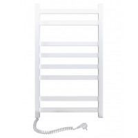 Електрична рушникосушарка SANTAN Драбина Авангард 480×800 біла, лівостороння, без терморегулятора