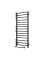 Електрична рушникосушарка SANTAN Драбина Грандіс 480×1200 чорна, сенсорне керування з таймером, лівостороння