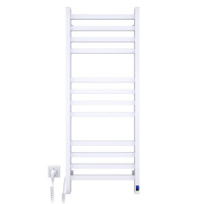 Електрична рушникосушарка SANTAN Драбина Авангард 480×1200 біла, сенсорне керування з таймером, лівостороння