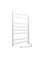 Електрична рушникосушарка SANTAN Драбина Авангард 480×800 біла, правостороння, без терморегулятора