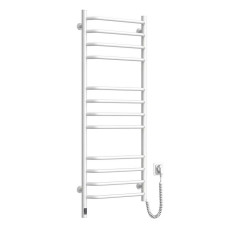 Електрична рушникосушарка SANTAN Драбина Блюз 480×1200 біла, сенсорне керування з таймером, правостороння